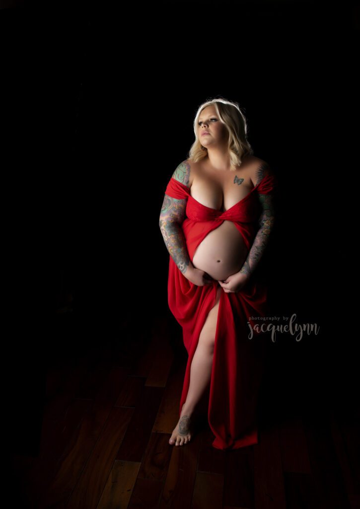 Tucson indoor maternity boudoir photos